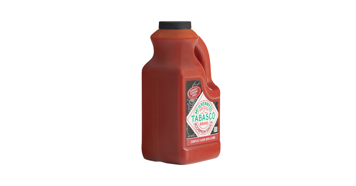 TABASCO® 64 fl. oz. Scorpion Hot Sauce - 2/Case