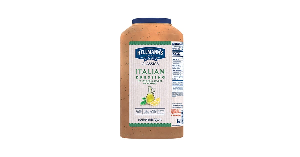 hellmann's classic house salad dressing Hellmann's Classics Italian Dressing 4 x 1 gal