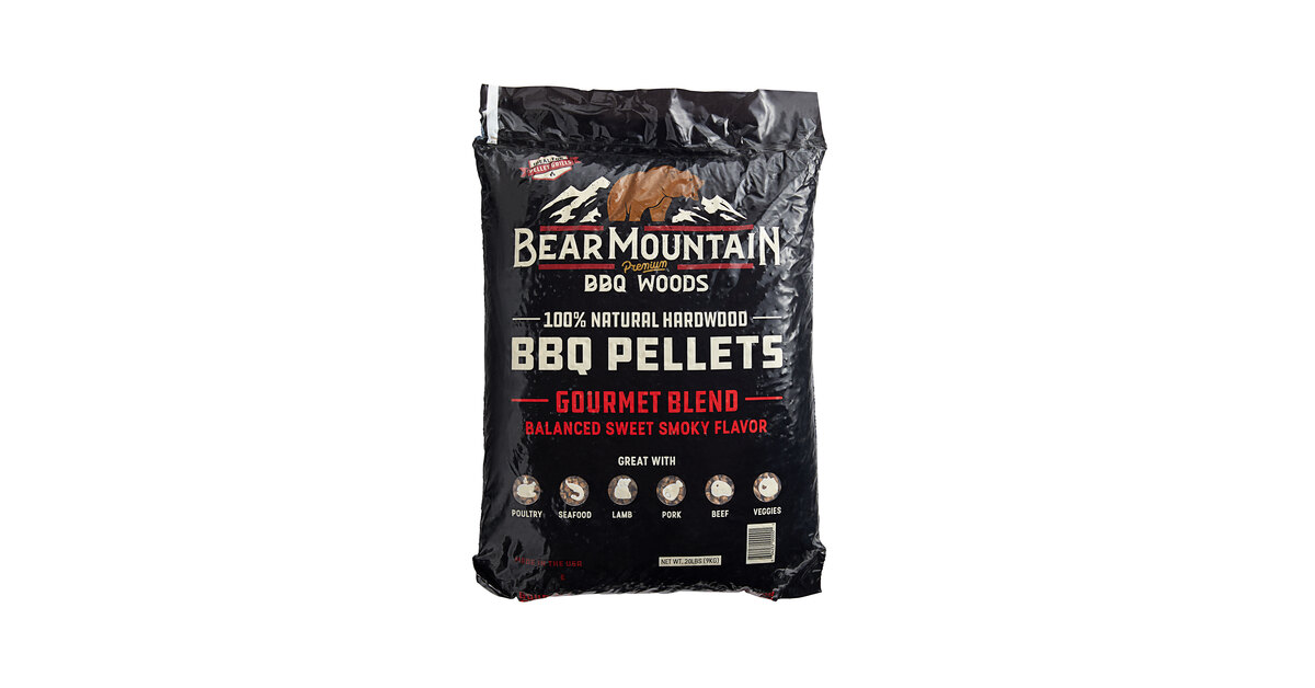 Bear Mountain Premium BBQ Woods 100 Percent All Natural Hardwood