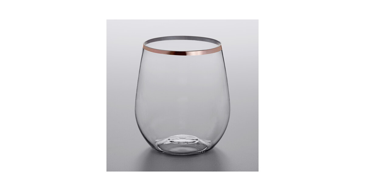 Lidded Plastic Wine Glasses with Straws - 12 Pc.