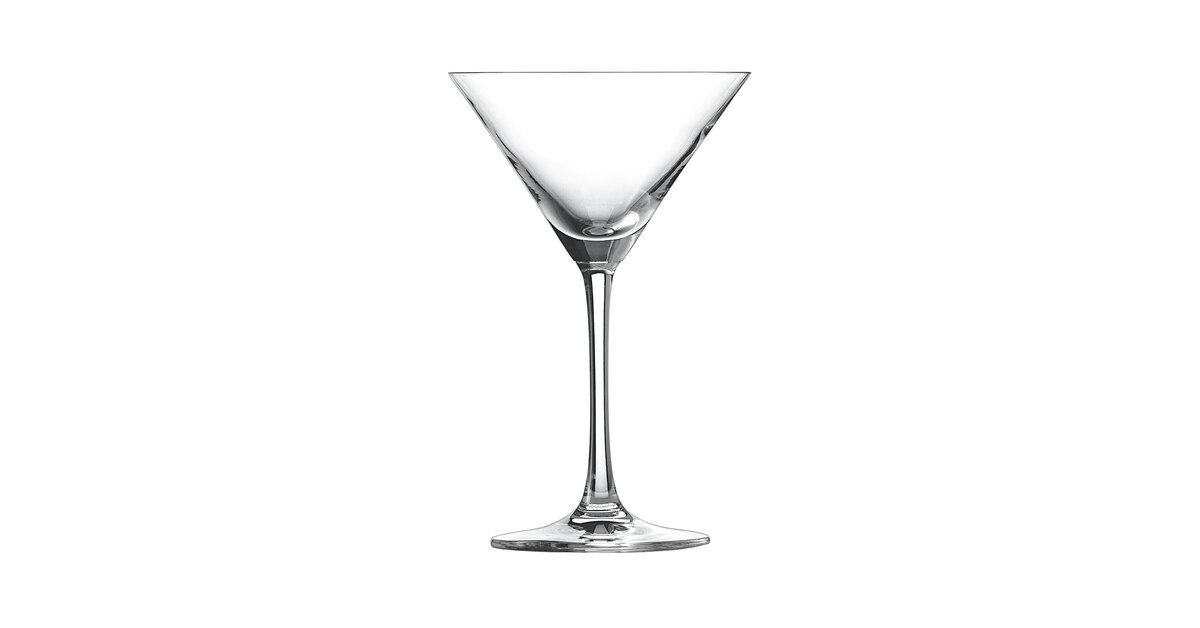 Oneida Virtuoso Schott Zwiesel 6 oz Crystal Martini Glasses-Set Of 4 Germany 