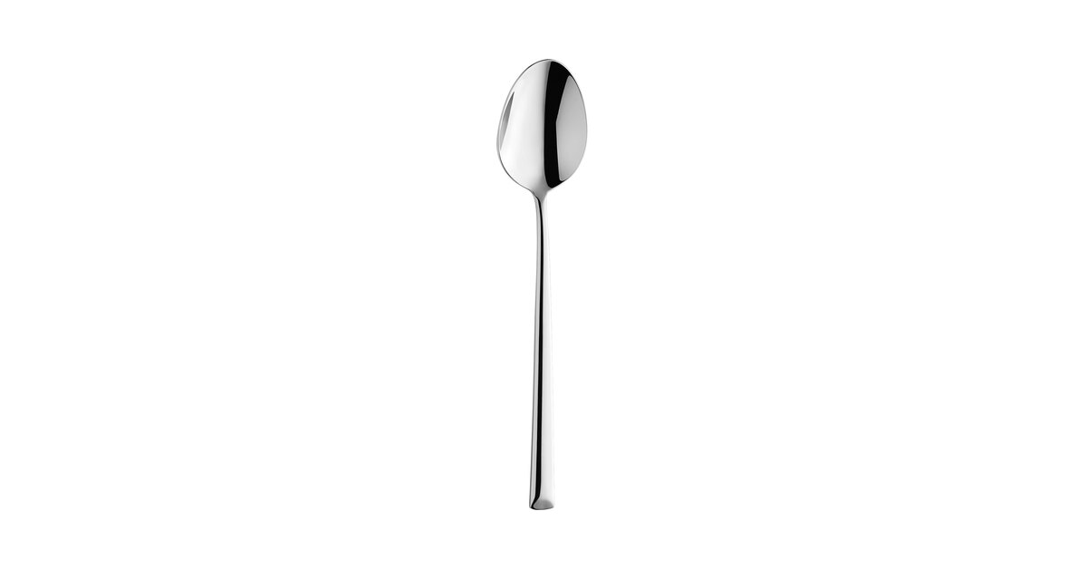 Set Of 12 Slim Amefa Stainless Steel Table Spoons