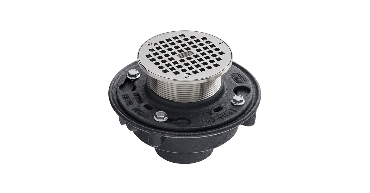 Zurn Elkay ZN415-3NH-5BZ1 EZ1 Cast Iron Floor and Shower Drain