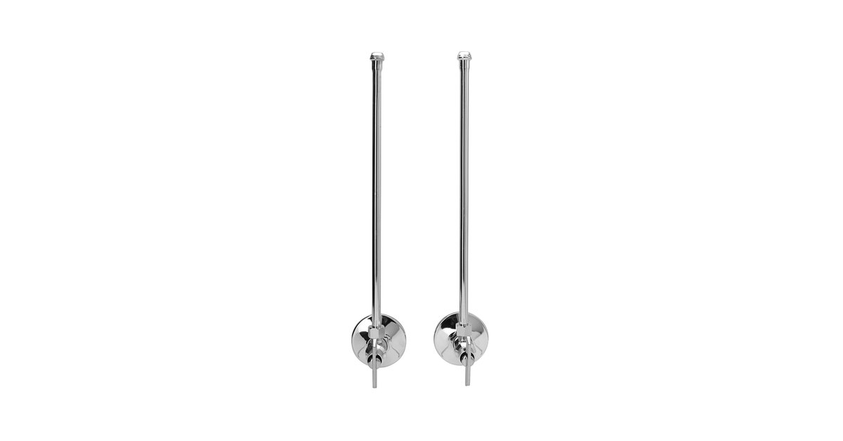 Zurn Elkay Z8804-XL-LK-PC Loose Key Angle Stop (1/2