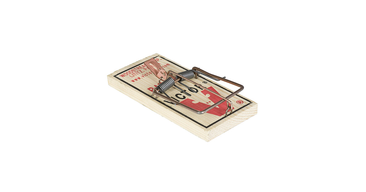 Victor® Pest M201 Original Metal Pedal Wood Rat Trap
