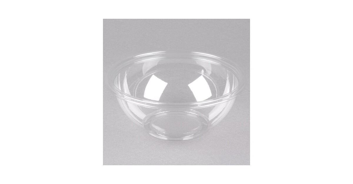 Sabert 12032T300 FreshPack 32 oz. Clear PET Round Bowl - 300/Case