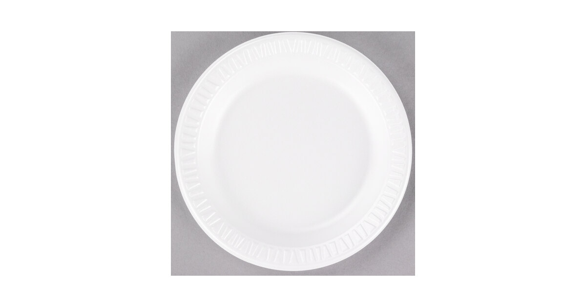 Solo CP6OAWH Coated Paper Plates, 6 Inches, White