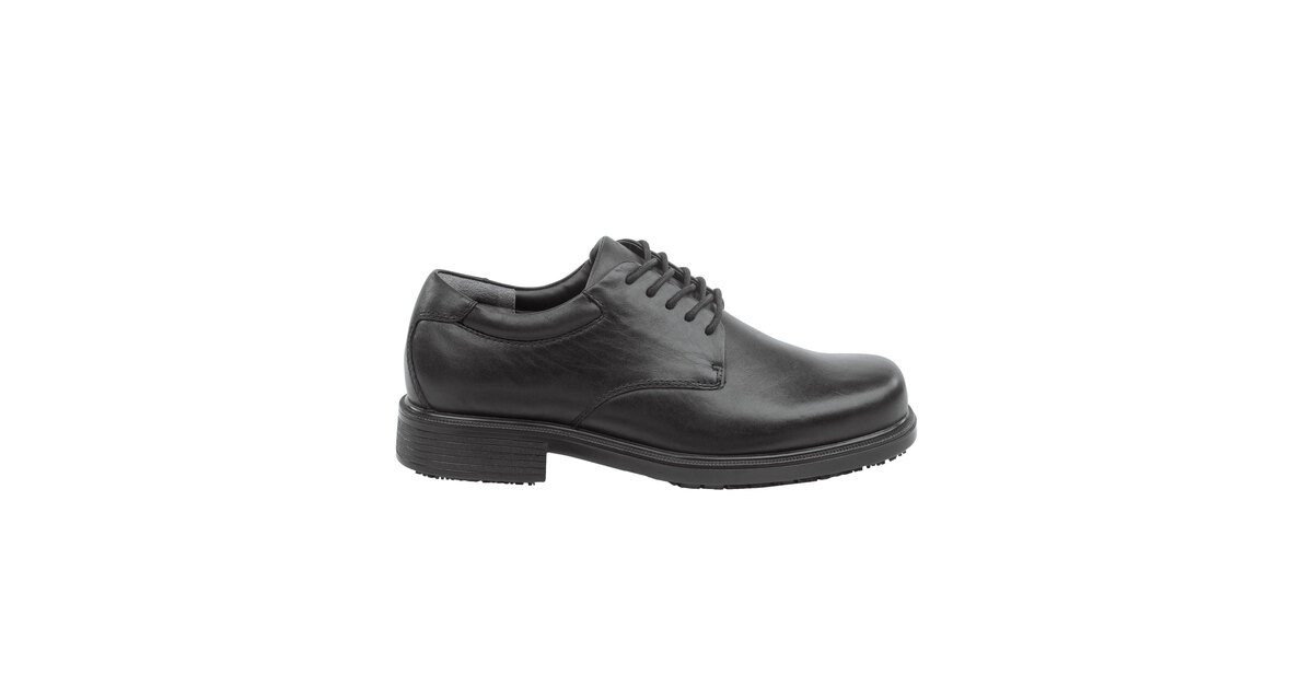 Rocus Men\'s Black Lace-Up Square Toe Dress Shoes Size 9.5 Men main image 3