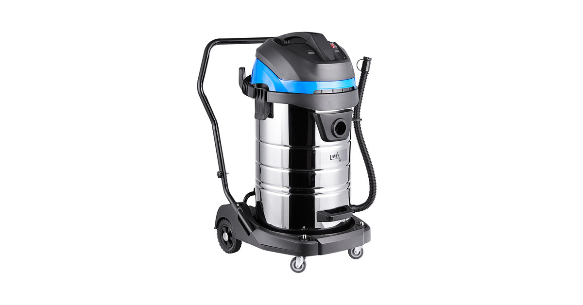 Lavex 21 Gallon Stainless Steel Commercial Wet / Dry Vacuum with