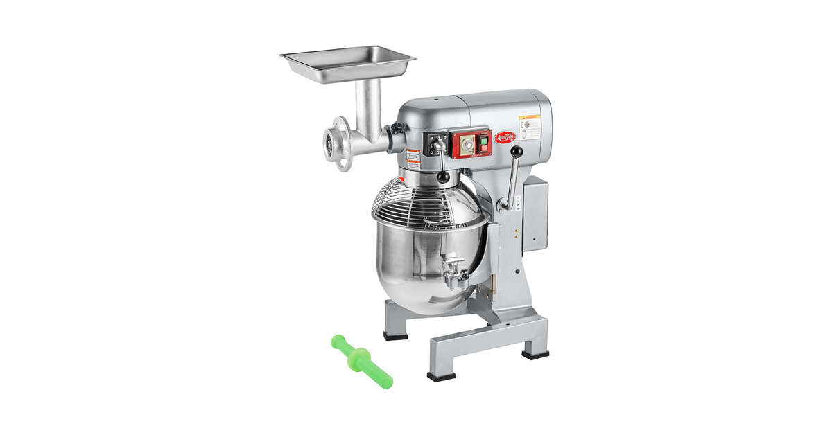 20 Quart Mixer | Avantco Commercial Stand Mixer w/ Guard