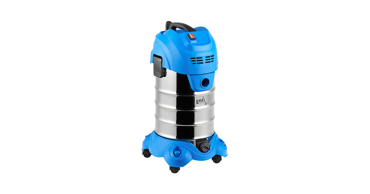 Lavex 8 Gallon Stainless Steel Commercial Wet / Dry Vacuum with