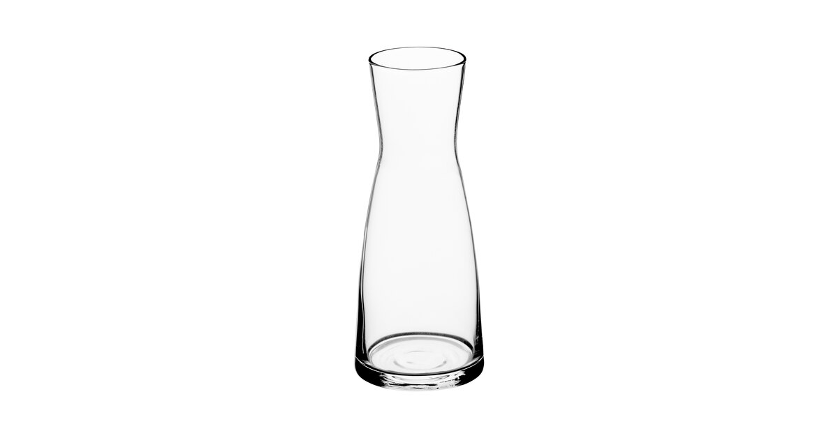 Acopa 17 oz. Glass Carafe with Resealable Lid - 12/Case