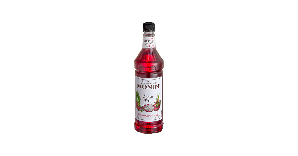 Monin Dragon Fruit Flavoring Syrup - 1 Liter Bottle