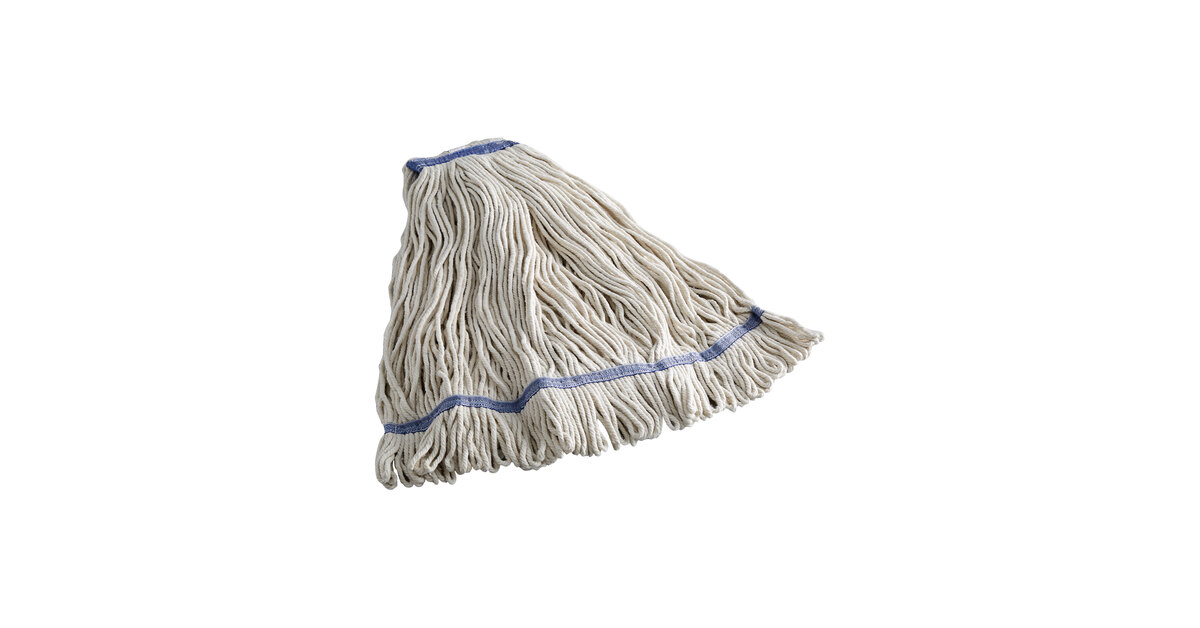 **ミキボム** Advantage Supplies 32 oz. Natural Cotton Looped End Wet Mop Head