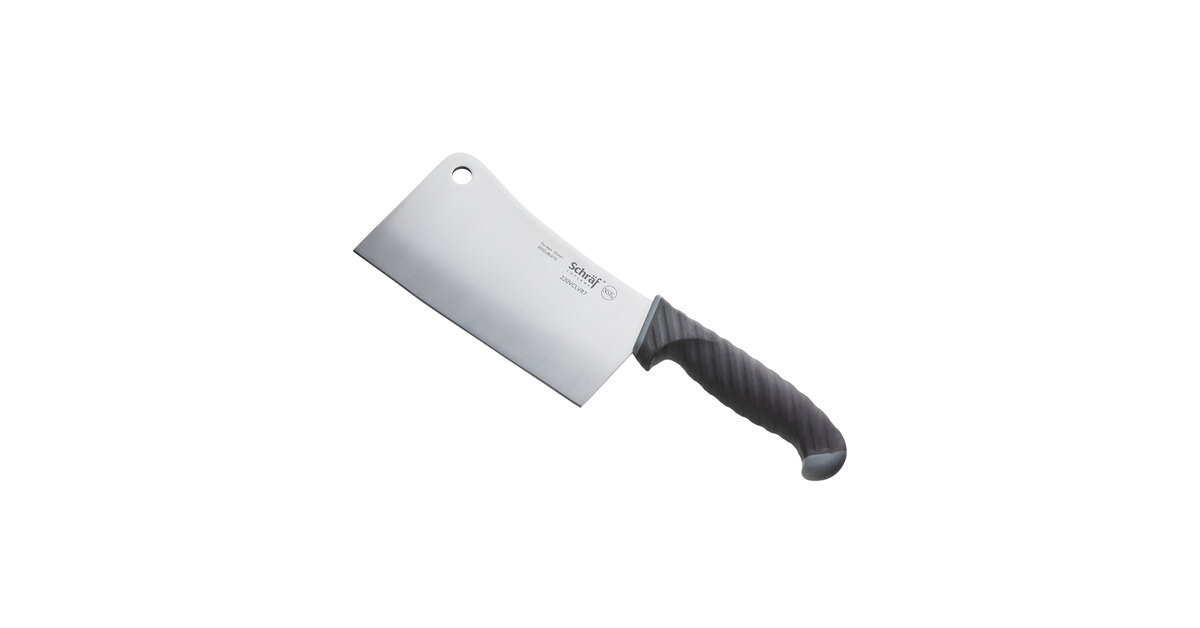 Schraf 9 Cleaver with TPRgrip Handle