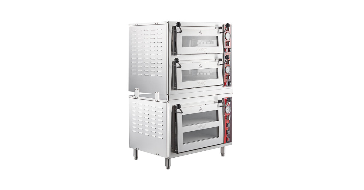 Avantco DPO-1DS1DD Quadruple Deck Pizza/Bakery Oven with Three