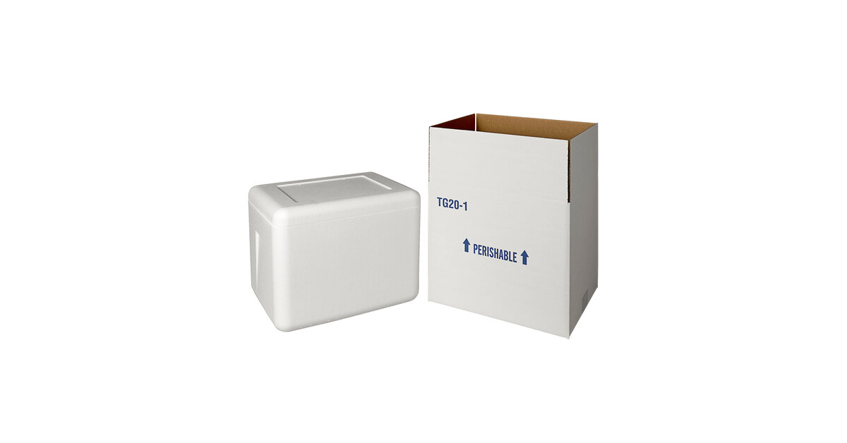 Plastilite Insulated Shipping Box with 14 1/8