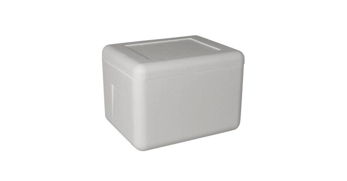 Insulated Foam Cooler 14 1/8 x 10 3/8 x 12 1/4 - 1 1/2 Thick
