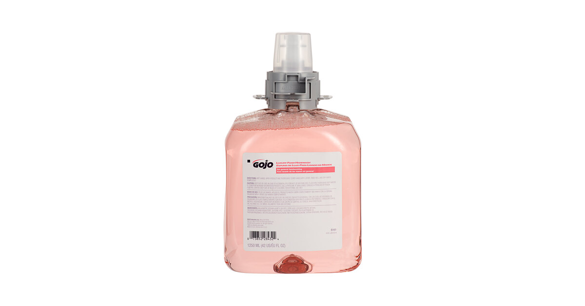 GOJO® 5161-04 FMX Luxury 1250 mL Cranberry Foaming Hand Soap