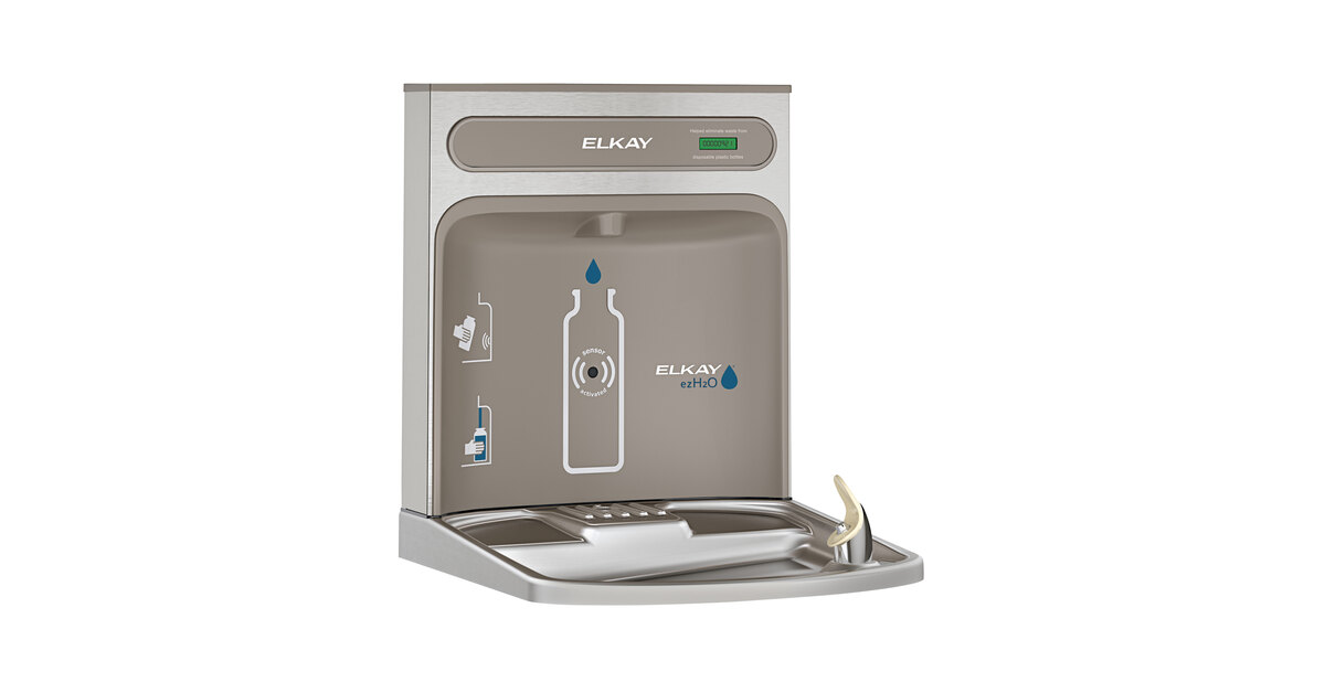 Zurn Elkay EZWSRK Light Gray Non-Filtered Bottle Filling Station