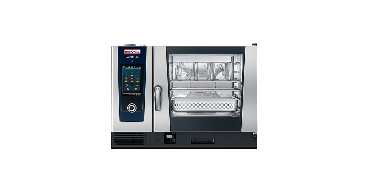 6998 【最高峰美品】ラショナル iCombi Pro 6-2/3 フルセット Rational iCombi Pro 6 Pan Full-Size Natural Gas Combi Oven - 208
