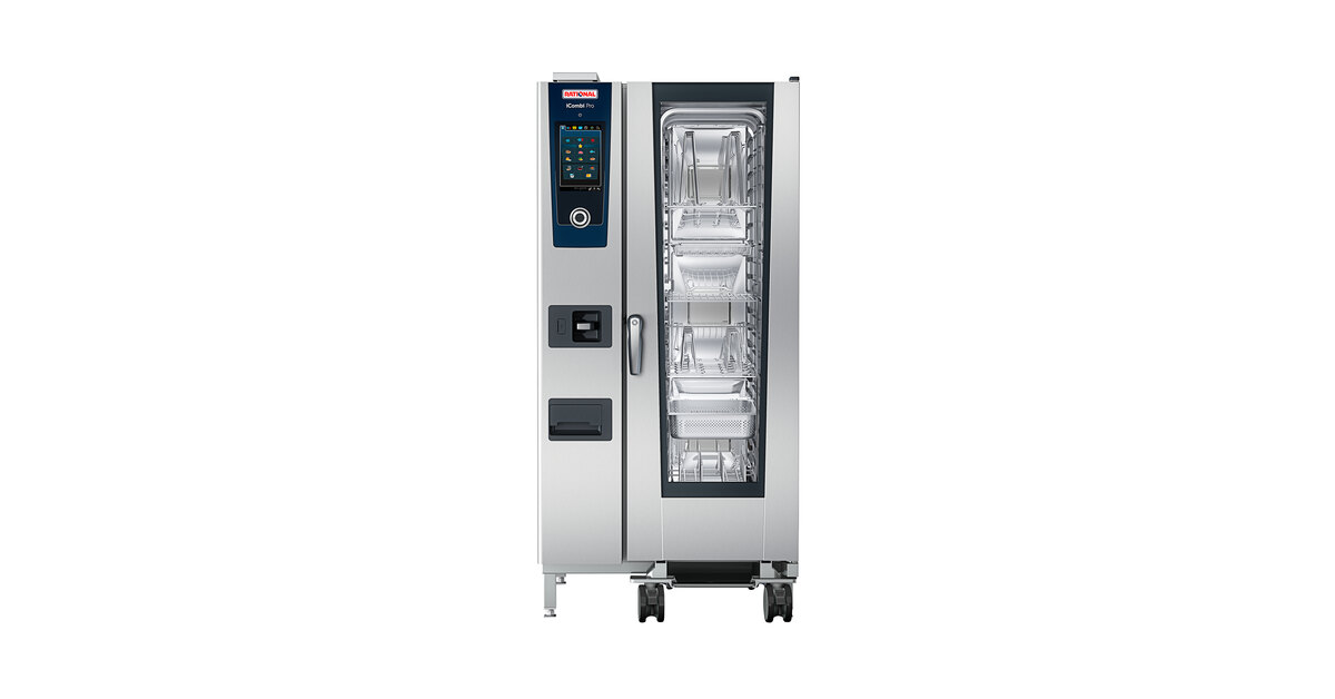 Rational iCombi Pro 20 Pan Half-Size Natural Gas Combi Oven - 208