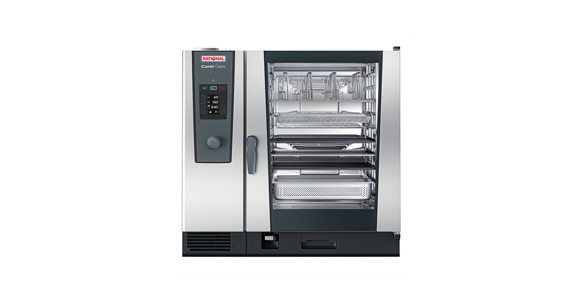 Rational iCombi Classic Single 10-Full Size Natural Gas Combi Oven