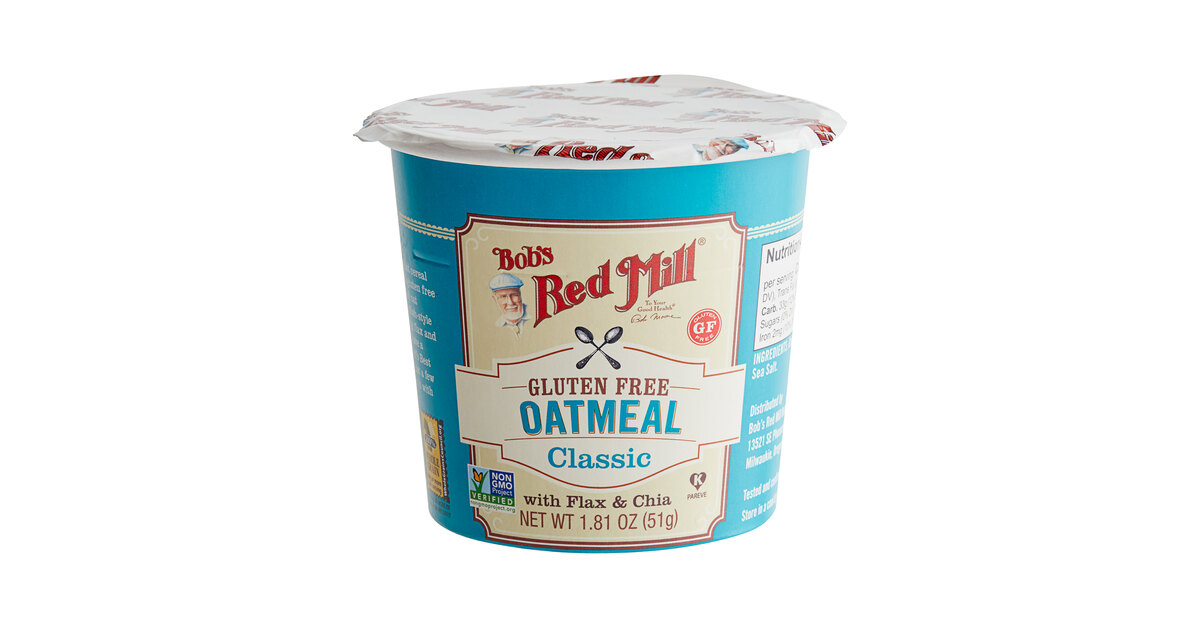 bob's red mill gluten free oatmeal cups