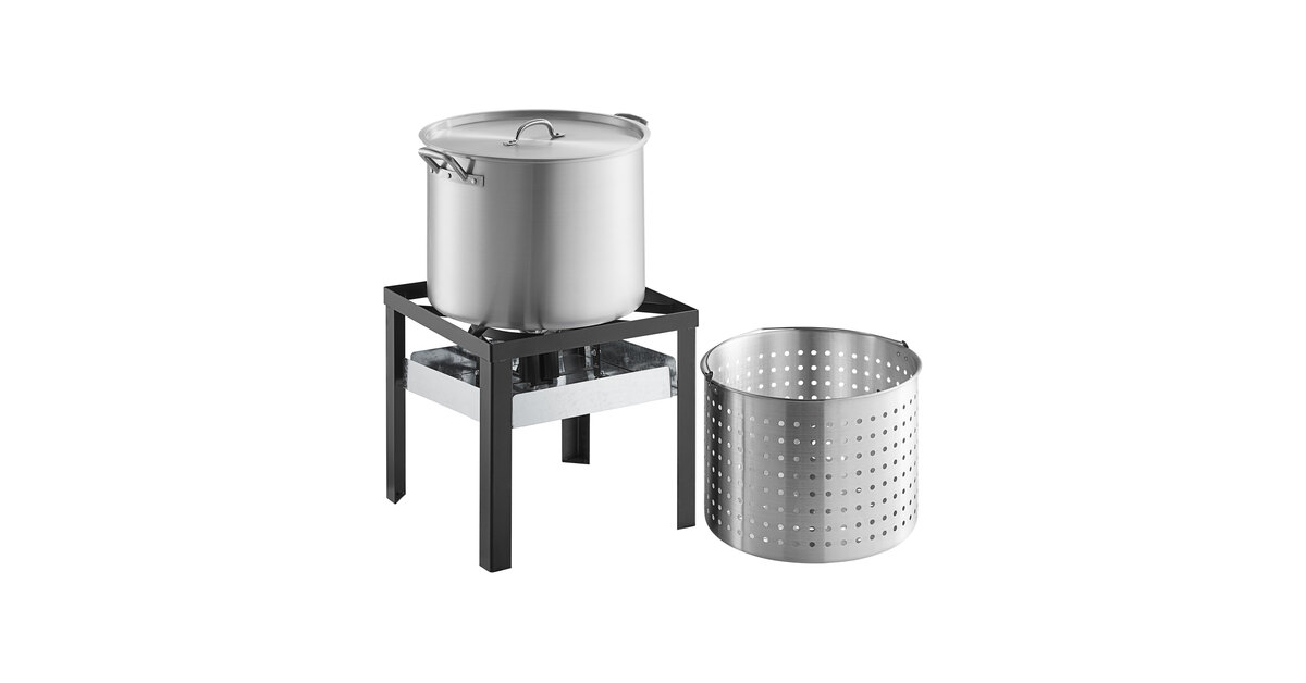 Outdoor Seafood Broiler & Steamer Kit - WebstaurantStore