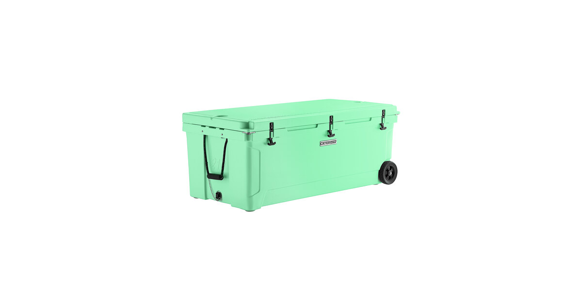 CaterGator CG200SFW Seafoam 210 Qt. Mobile Rotomolded Outdoor