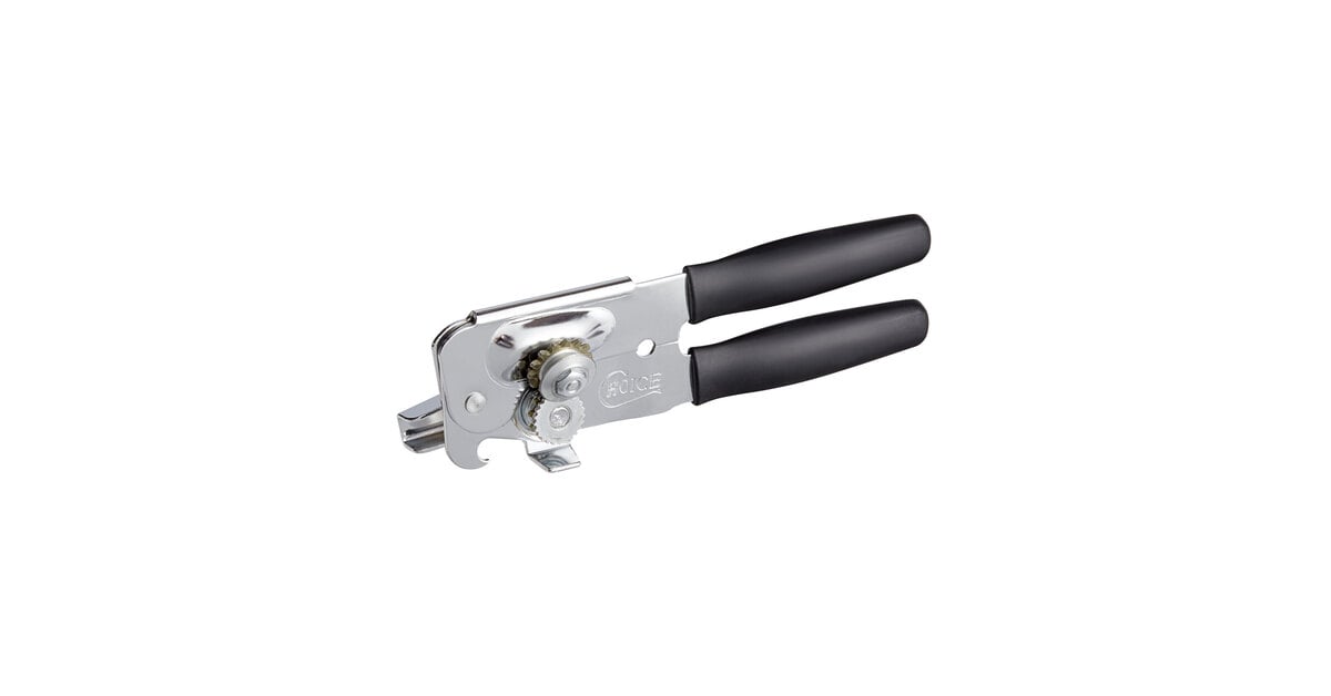 Choice Manual Can Opener with Black Handle