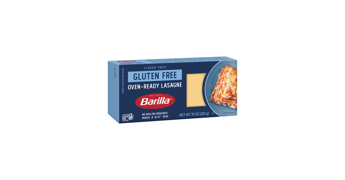Barilla Gluten Free Oven Ready Lasagna 12/Case