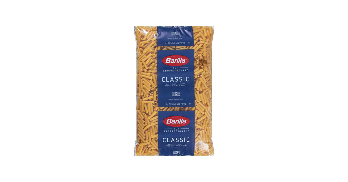Barilla Ziti Barilla 20 Cut Ziti Pasta