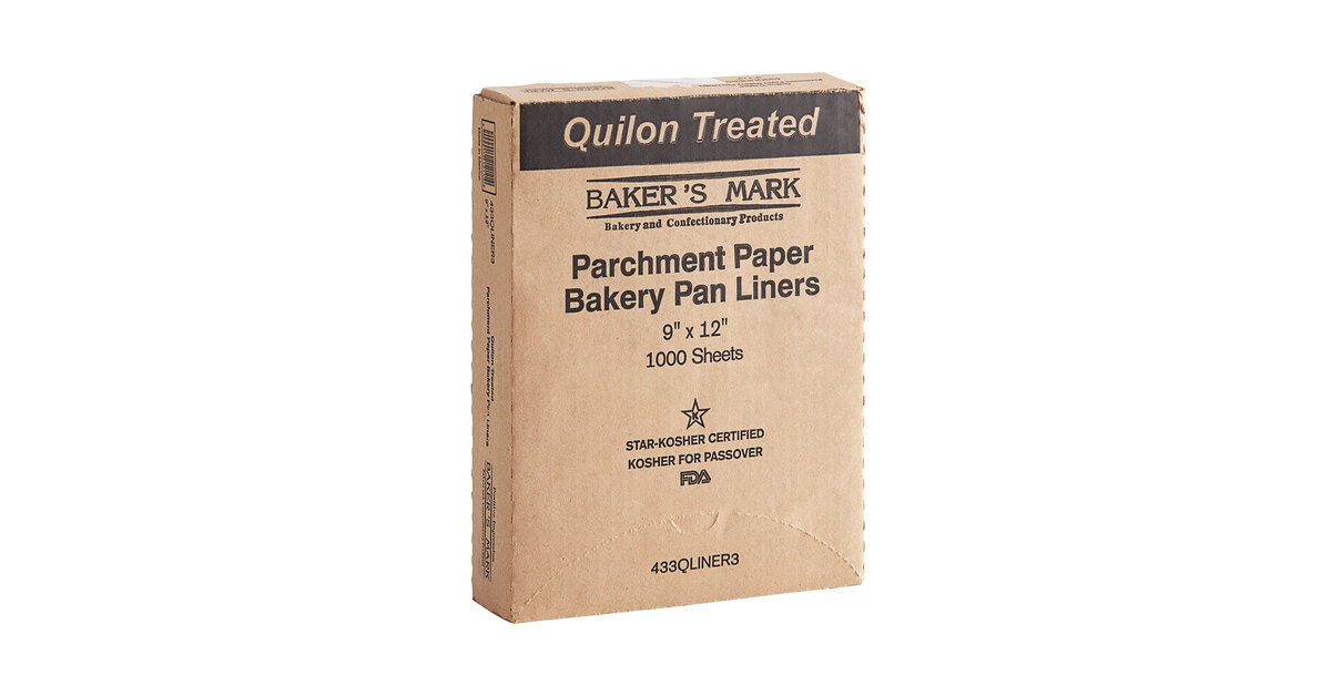 Baker's Mark 12 x 16 Half Size Quilon® Coated Parchment Paper