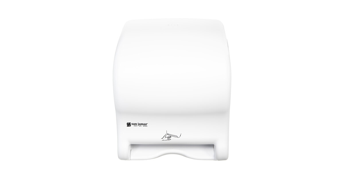 San Jamar T8400WH Smart Essence Classic Hands Free Paper Towel