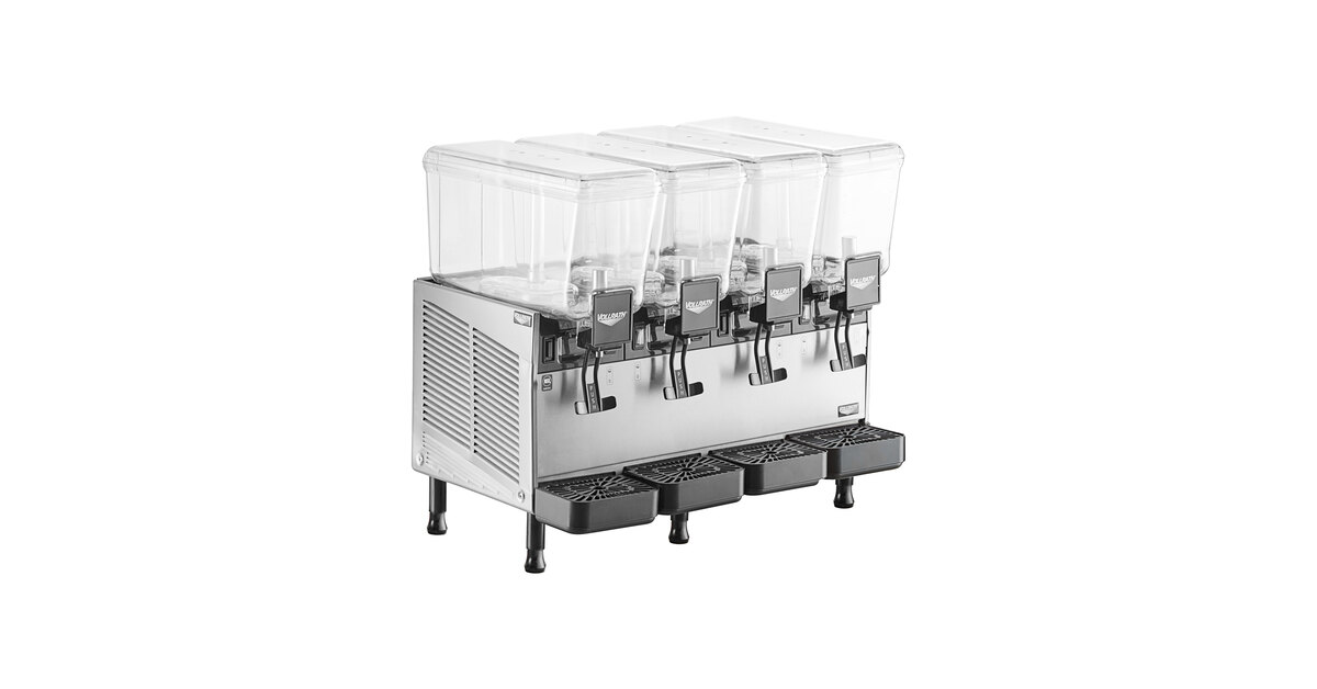 Vollrath VBBD4-37-F Quadruple 3.17 Gallon Bowl Refrigerated