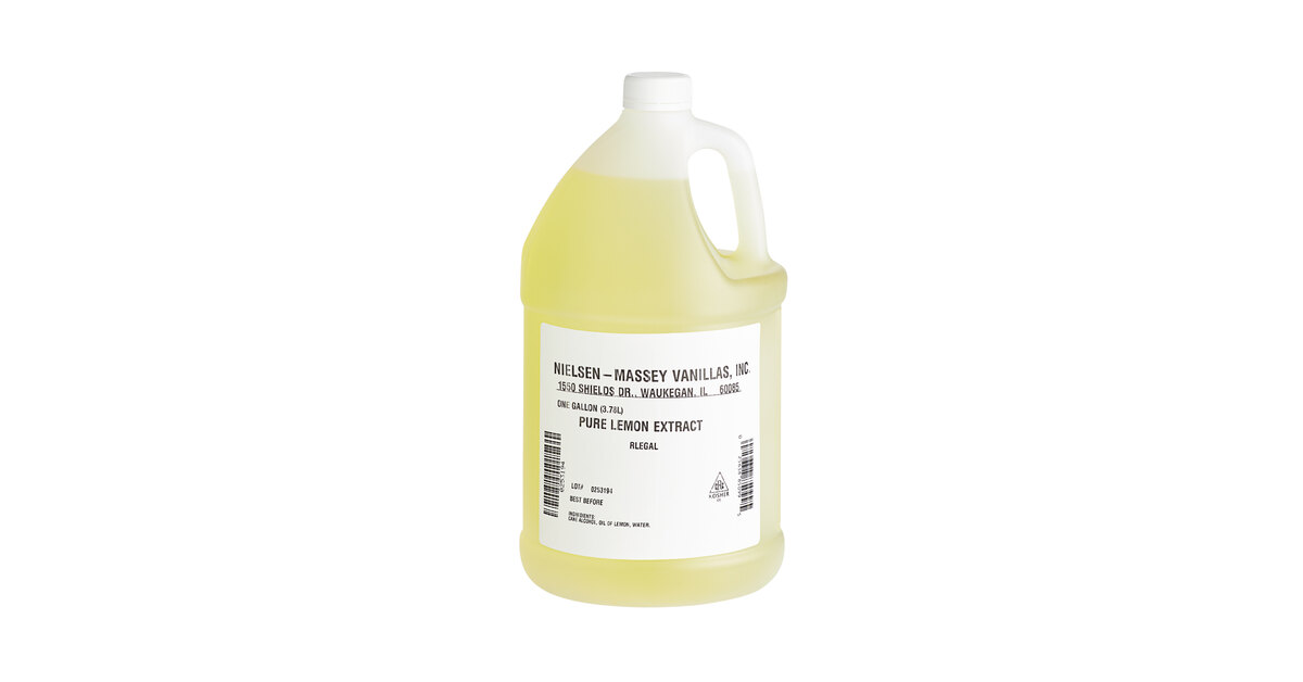 Nielsen-Massey 1 Gallon Pure Lemon Extract