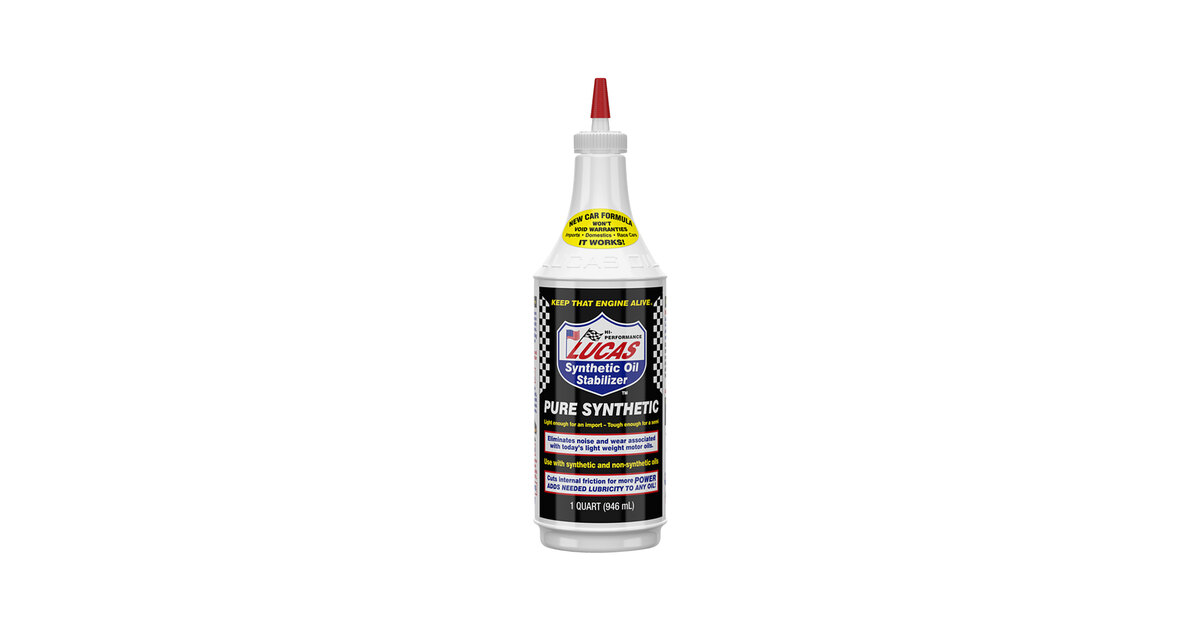 Lucas Oil Synthetic Oil Stabilizer (20130) – Reduces Consumption, Increases Oil Life & Pressure