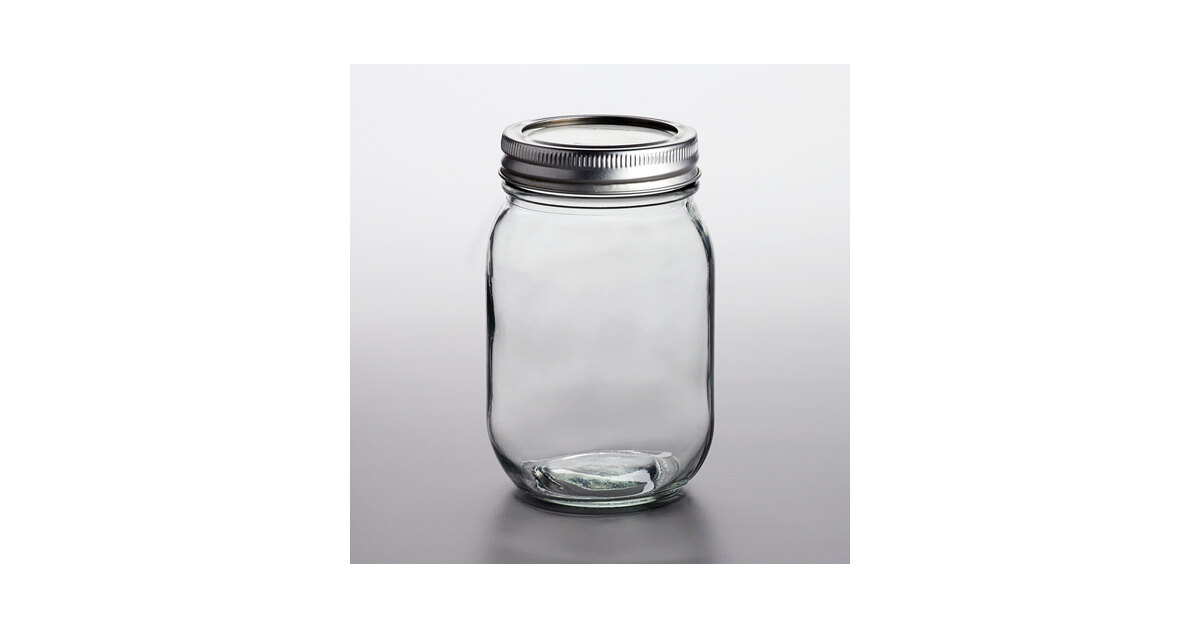 Buy Wholesale China 23oz Round Glass Jars Glass Jar With Lids Bulk