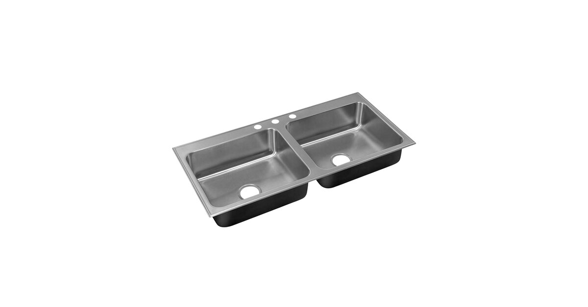 Just Manufacturing DL-ADA-2233-A-355DCR 2 Compartment Stainless