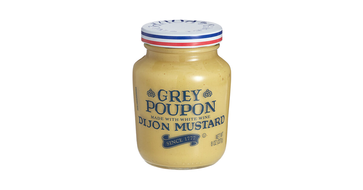 slim fit dress slacks Grey Poupon Dijon Mustard Jar, 8 Ounce, 12 per Case