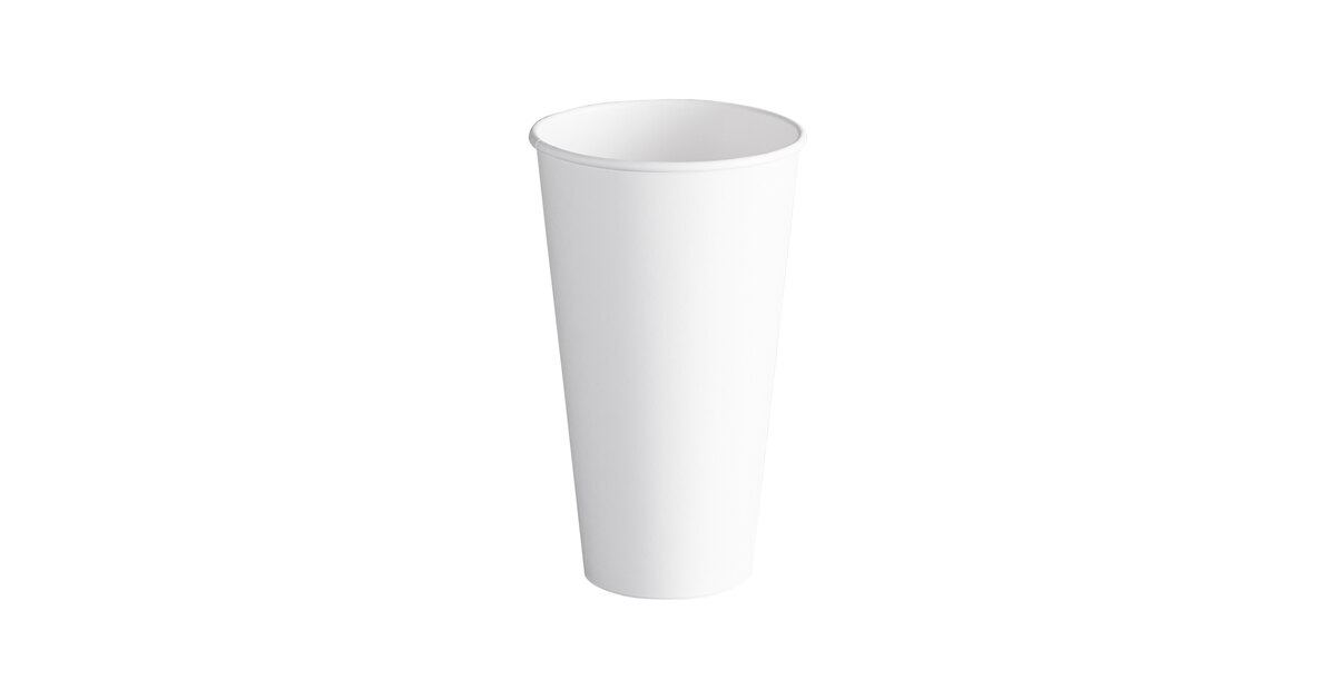 Dart ThermoGuard 20 oz. Double Wall Insulated White Paper Hot Cup