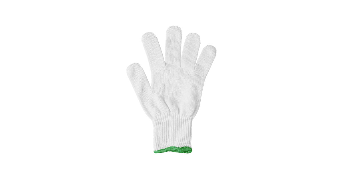 Mercer Culinary M33425L Food Processing Gloves, Nitrile Coated