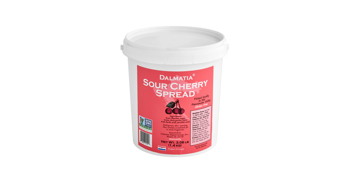 Dalmatia 3.1 lb. Sour Cherry Spread