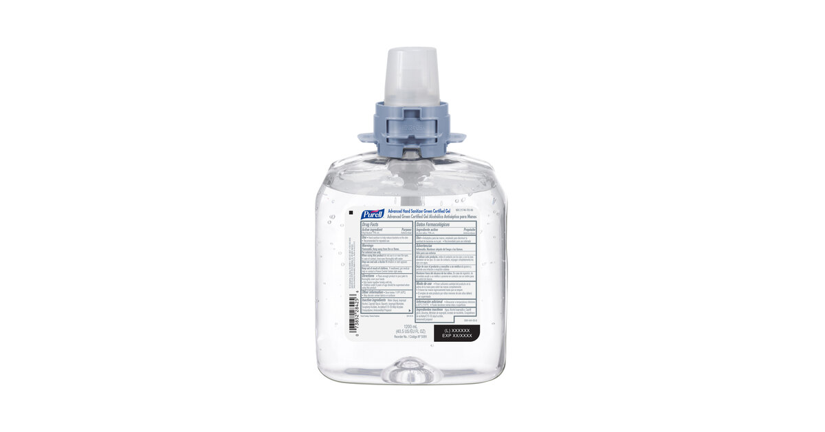 Purell® Gel Hand Sanitizer (Advanced Green Certified) 4/Case