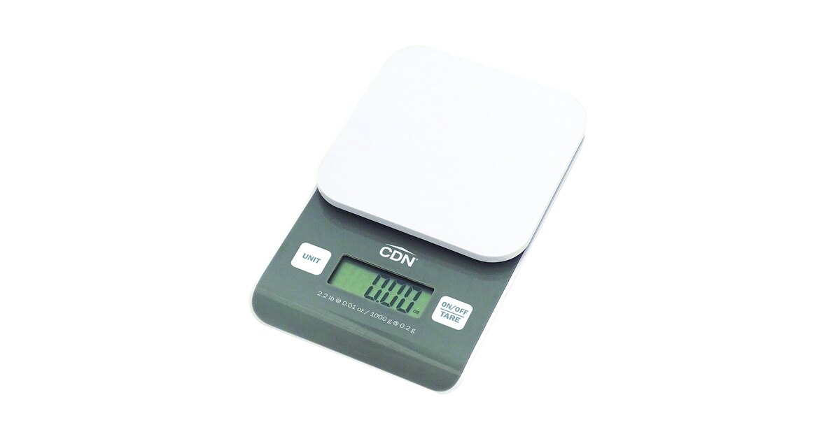  CDN SD0202 Digital Precision Scale 2 lb./1000 g, 1.15 Height,  4.5 Width, 7 Length : Health & Household