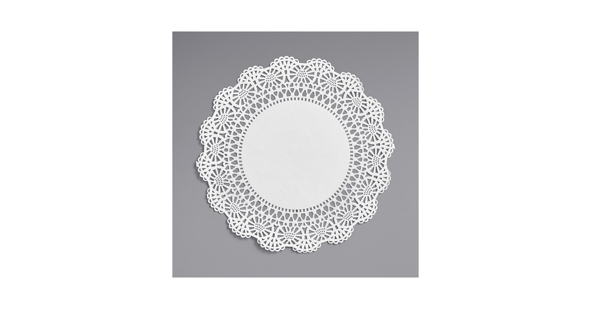 Shop French Lace Doilies in White Online / Hoffmaster