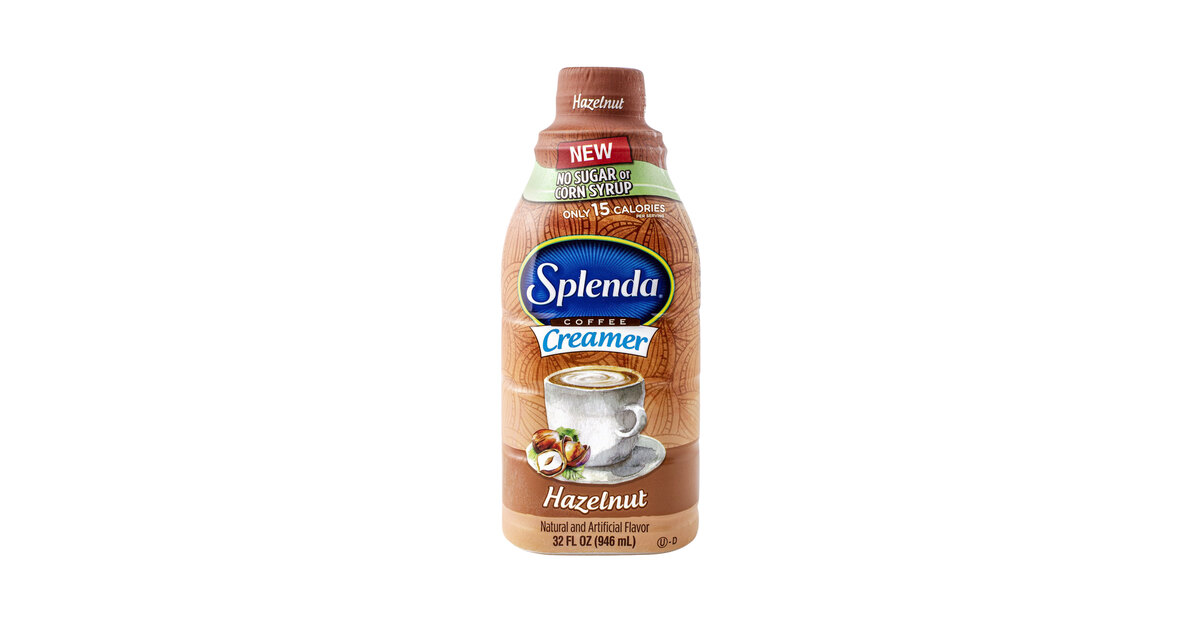 Splenda Hazelnut Coffee Syrup - 50% Reduced Sugar - Splenda®