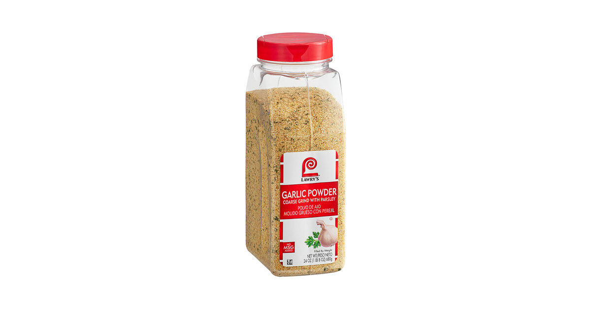 mccormick coarse ground garlic powder with parsley