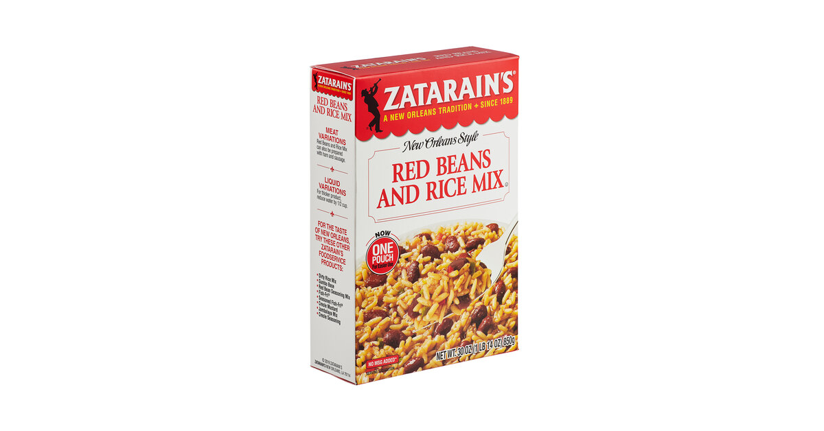 Zatarain's Red Beans and Rice Mix, 30 oz - One 30 Ounce Box of Red Beans  and Rice Seasoning Mix, Easy One-Pot Meal with Premium Spices - Yahoo  Shopping